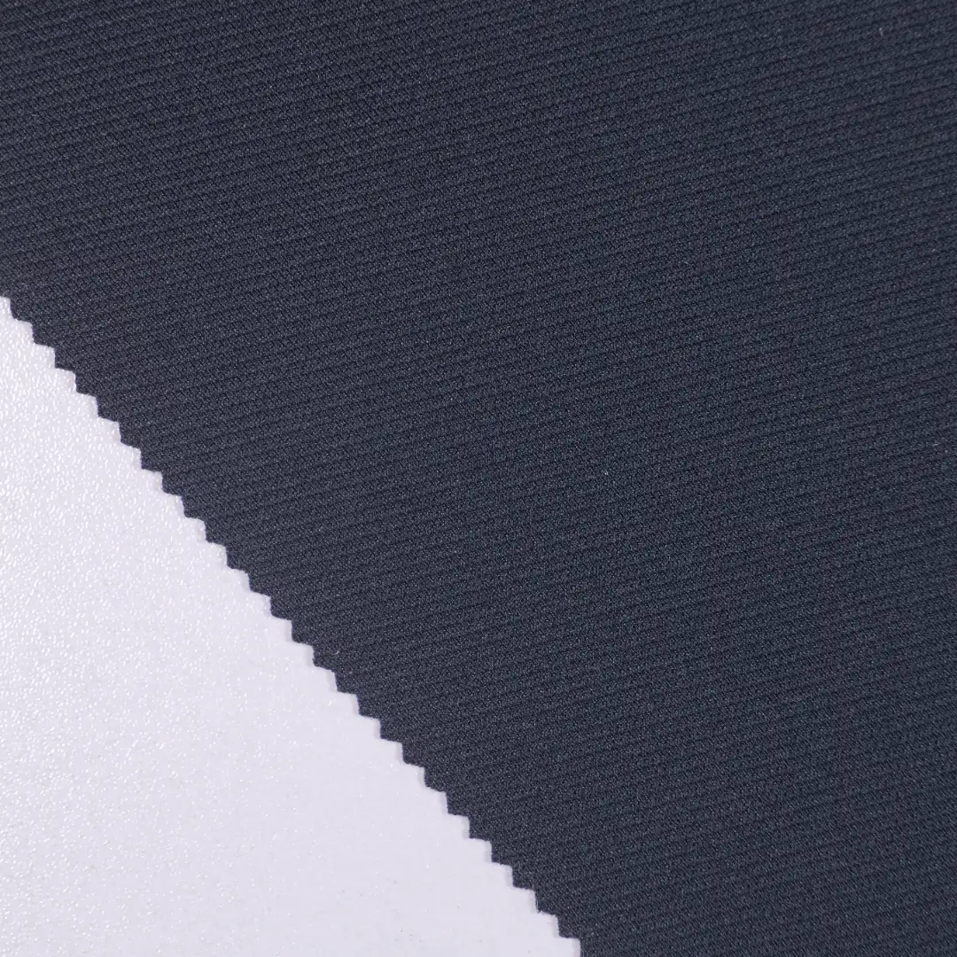 China Fabric for Jackets Jacquard Knit Fabric Polyester Spandex navy color buy from China wholesaler bulk order at wholesale price free worldwide shipping Alibaba