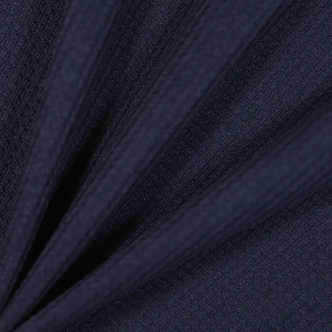 China Fabric for T-Shirt,Polo Shirt,Loungewear Waffle Knit Fabric Polyester black color buy from China wholesaler bulk order at wholesale price free worldwide shipping Alibaba