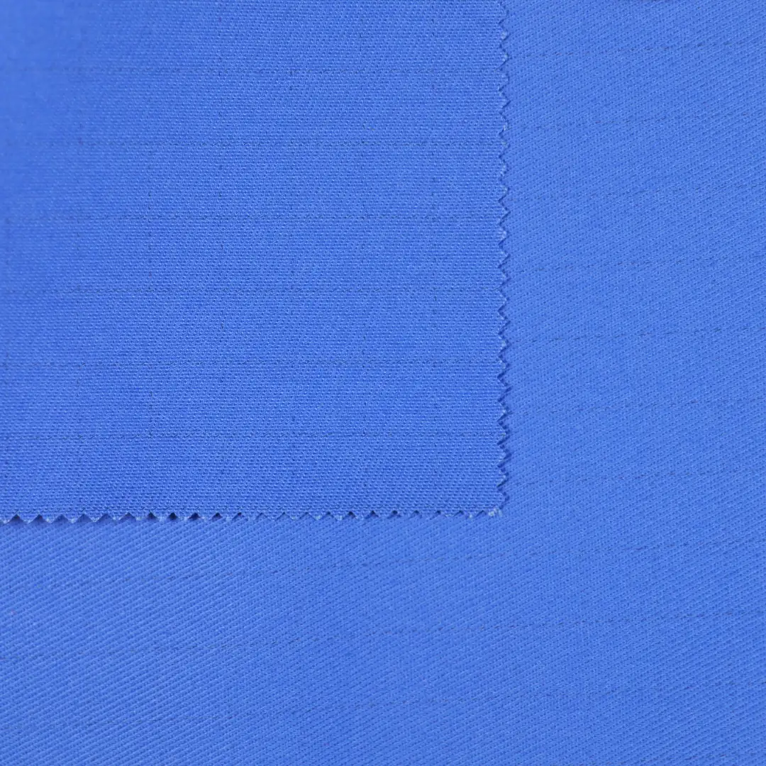 China Fabric for Blazer TC Twill Woven Blended Fabric Polyester Cotton blue color buy from China wholesaler bulk order at wholesale price free worldwide shipping Alibaba