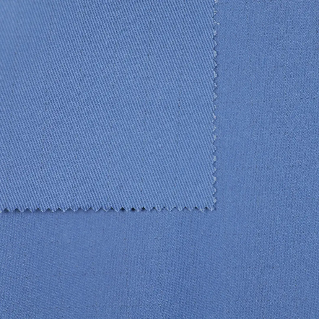 China Fabric for Blazer TC Twill Woven Blended Fabric Polyester Cotton blue color buy from China wholesaler bulk order at wholesale price free worldwide shipping Alibaba