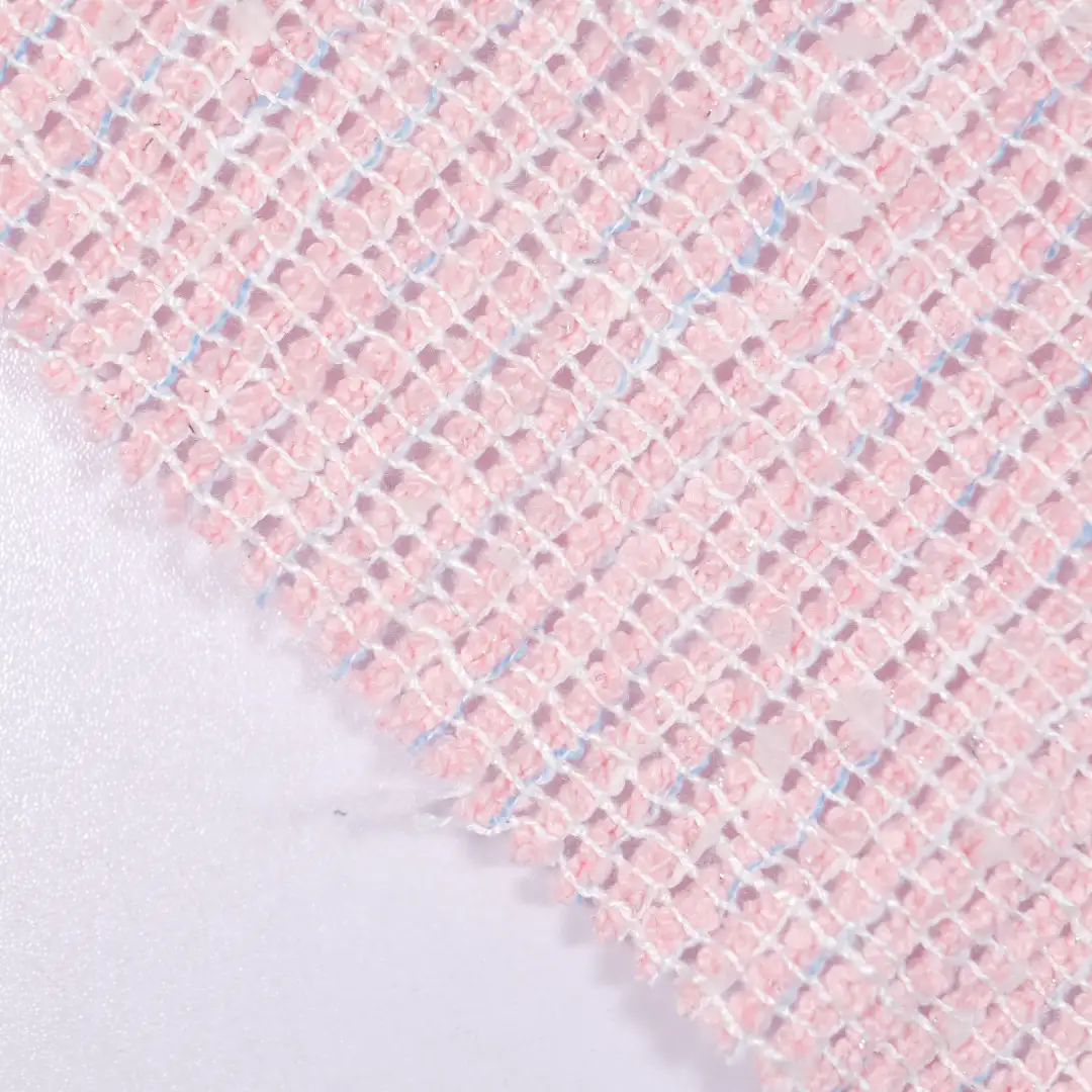 China Fabric for Trench Coat Chanel-Style Fabric Woolen Polyester pink color buy from China wholesaler bulk order at wholesale price free worldwide shipping Alibaba