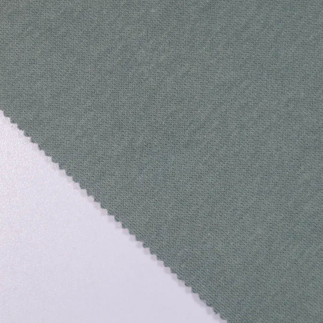 China Fabric for Hoodie Fleece Knit Fabric Cotton Polyester khaki color buy from China wholesaler bulk order at wholesale price free worldwide shipping Alibaba