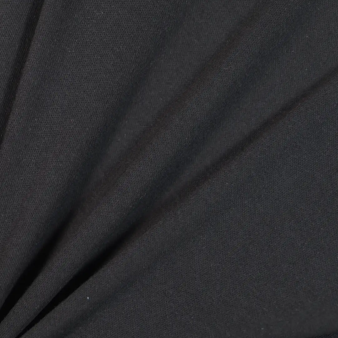 China Fabric for T-Shirt,Polo Shirt Interlock Knit Fabric Cotton Spandex black color buy from China wholesaler bulk order at wholesale price free worldwide shipping Alibaba