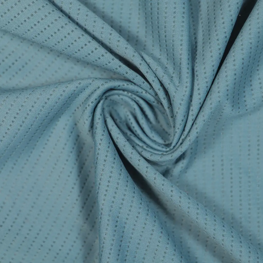 China Fabric for T-Shirt,Polo Shirt Jacquard Knit Fabric Polyester Spandex Dark green color buy from China wholesaler bulk order at wholesale price free worldwide shipping Alibaba
