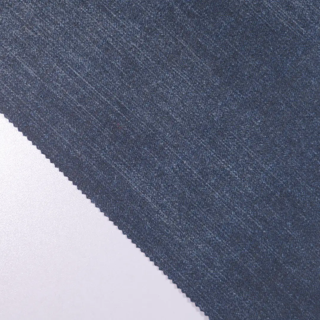 China Fabric for Denim Jacket Cotton/Polyester Knit Denim Denim Polyester Acrylic Spandex blue color buy from China wholesaler bulk order at wholesale price free worldwide shipping Alibaba