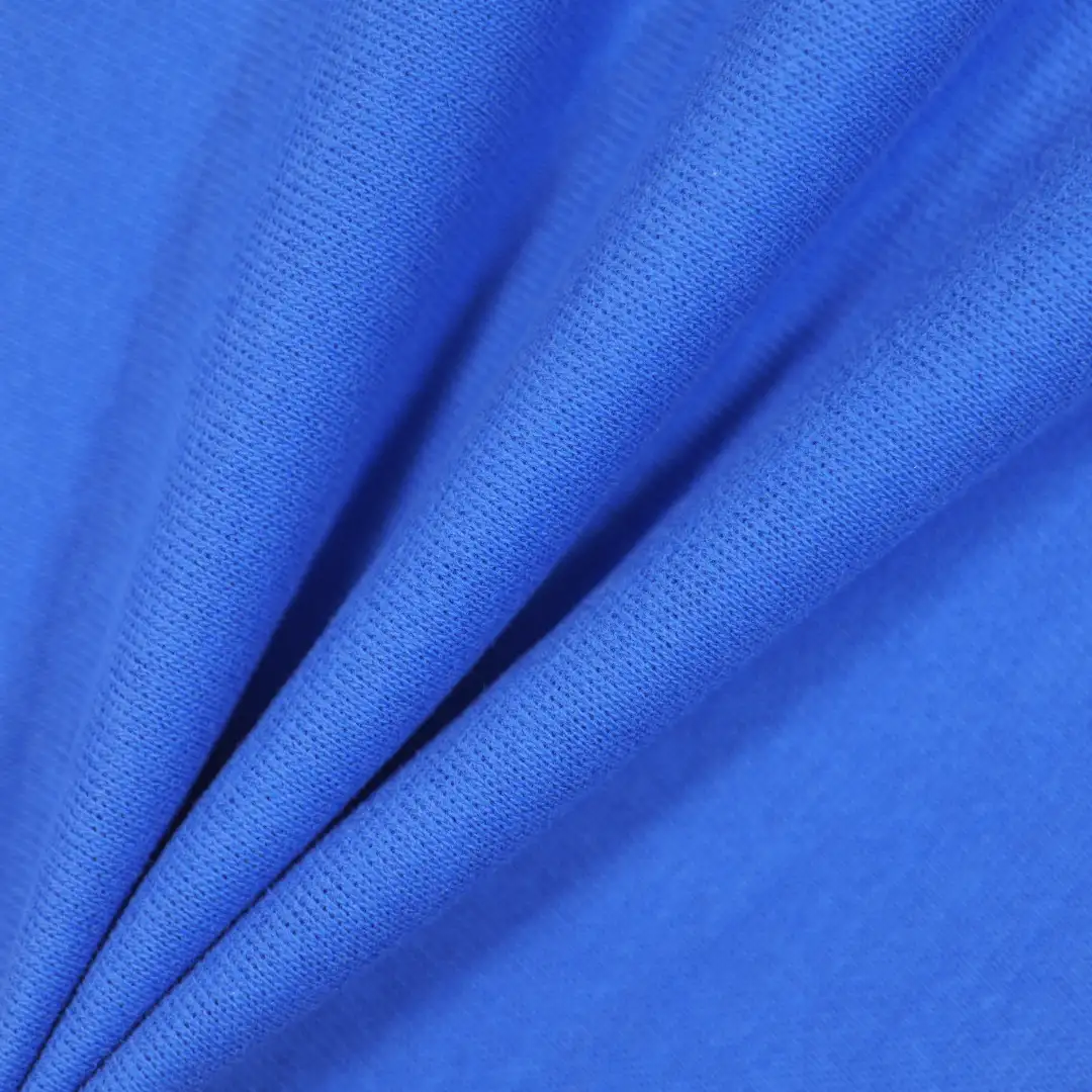 China Fabric for T-Shirt,Polo Shirt,Loungewear Pique Knit Fabric Cotton Polyester blue color buy from China wholesaler bulk order at wholesale price free worldwide shipping Alibaba
