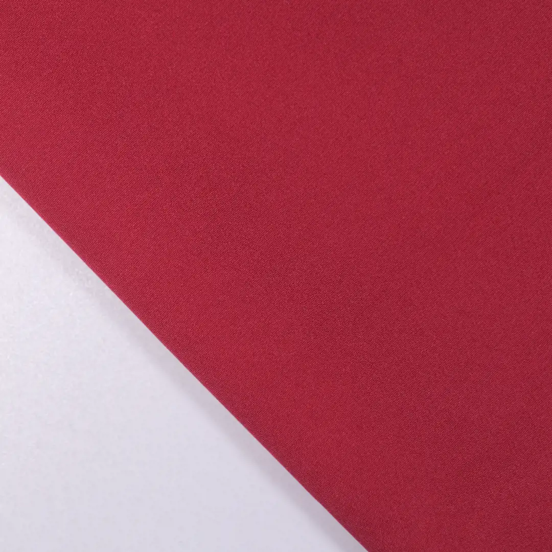 China Fabric for Shirt,Womens Mid Rise Wide Leg Pants Polyester/Rayon Plain Woven Blended Fabric Polyester Spandex red color buy from China wholesaler bulk order at wholesale price free worldwide shipping Alibaba