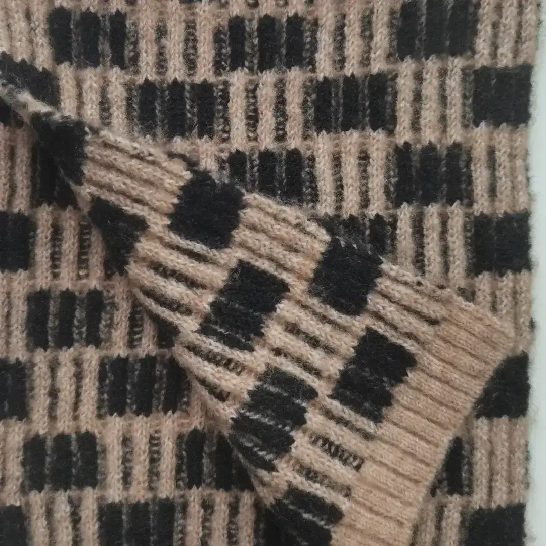 China Yarn for Round Neck Pullover (Sweater),Crew Neck Pullover (Sweater) Mossy Yarn Fancy Yarn Recycled Polyester Polyester Wool Spandex CAMEL/BlACK/Pink color buy from China wholesaler bulk order at wholesale price free worldwide shipping Alibaba