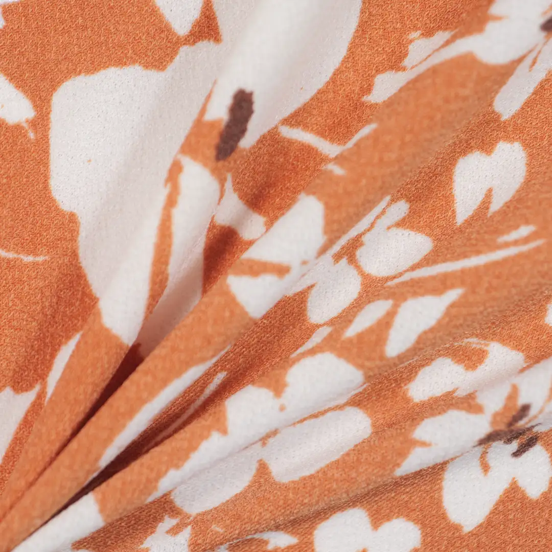 China Fabric for Blouse,Pleated Midi Skirt,Backless Beach Dress Knit crepe Knit Fabric Polyester Spandex brown color buy from China wholesaler bulk order at wholesale price free worldwide shipping Alibaba