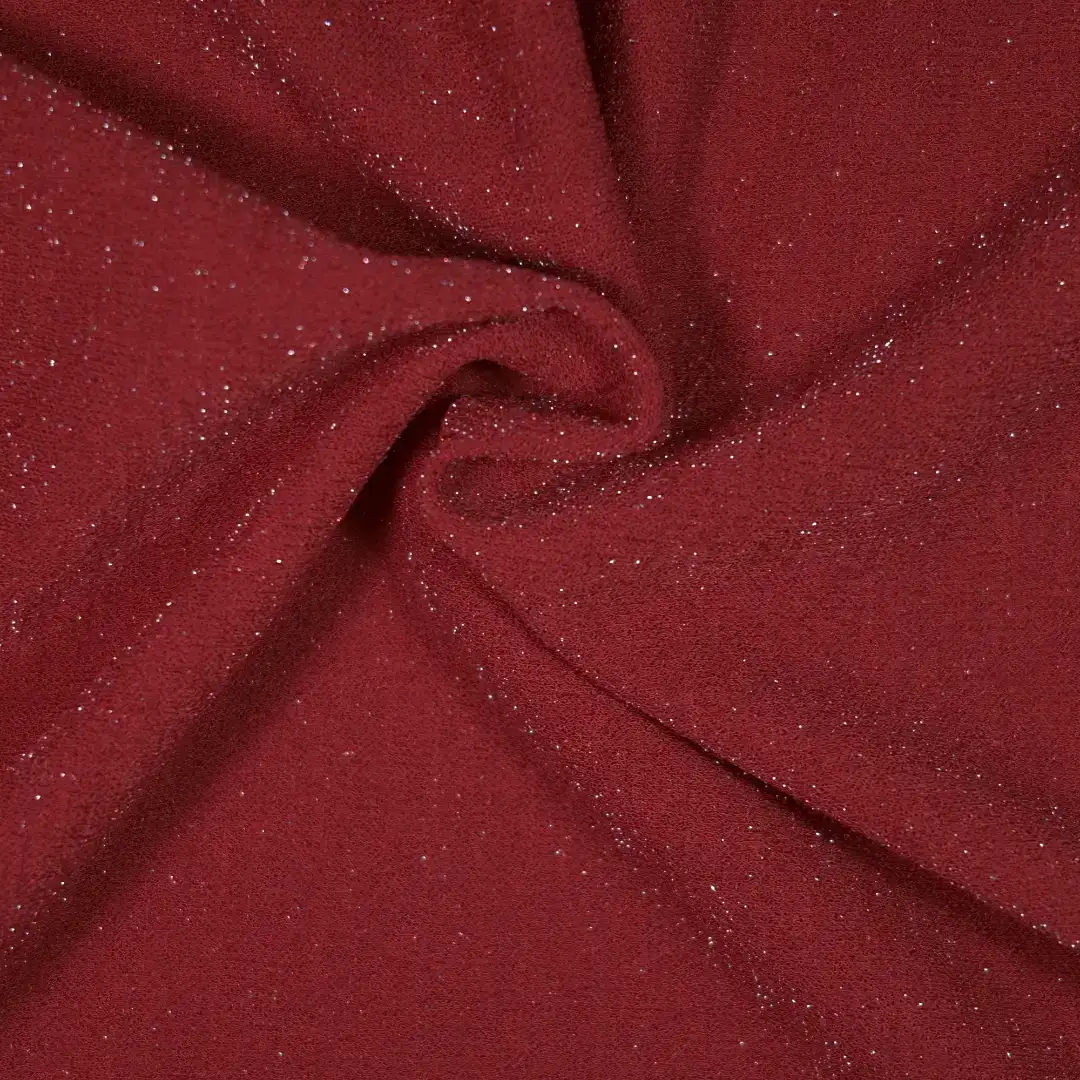 China Fabric for Shirt,Crop Top Knit crepe Knit Fabric Polyester Spandex Red color buy from China wholesaler bulk order at wholesale price free worldwide shipping Alibaba