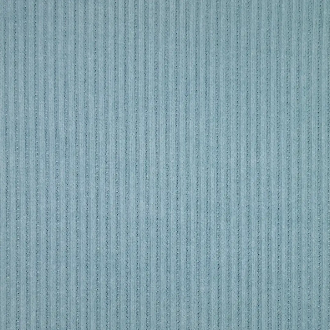 China Fabric for Denim Jacket,Jackets,Over Shirt knitted Corduroy Knit Fabric Polyester Spandex Aqua Blue color buy from China wholesaler bulk order at wholesale price free worldwide shipping Alibaba