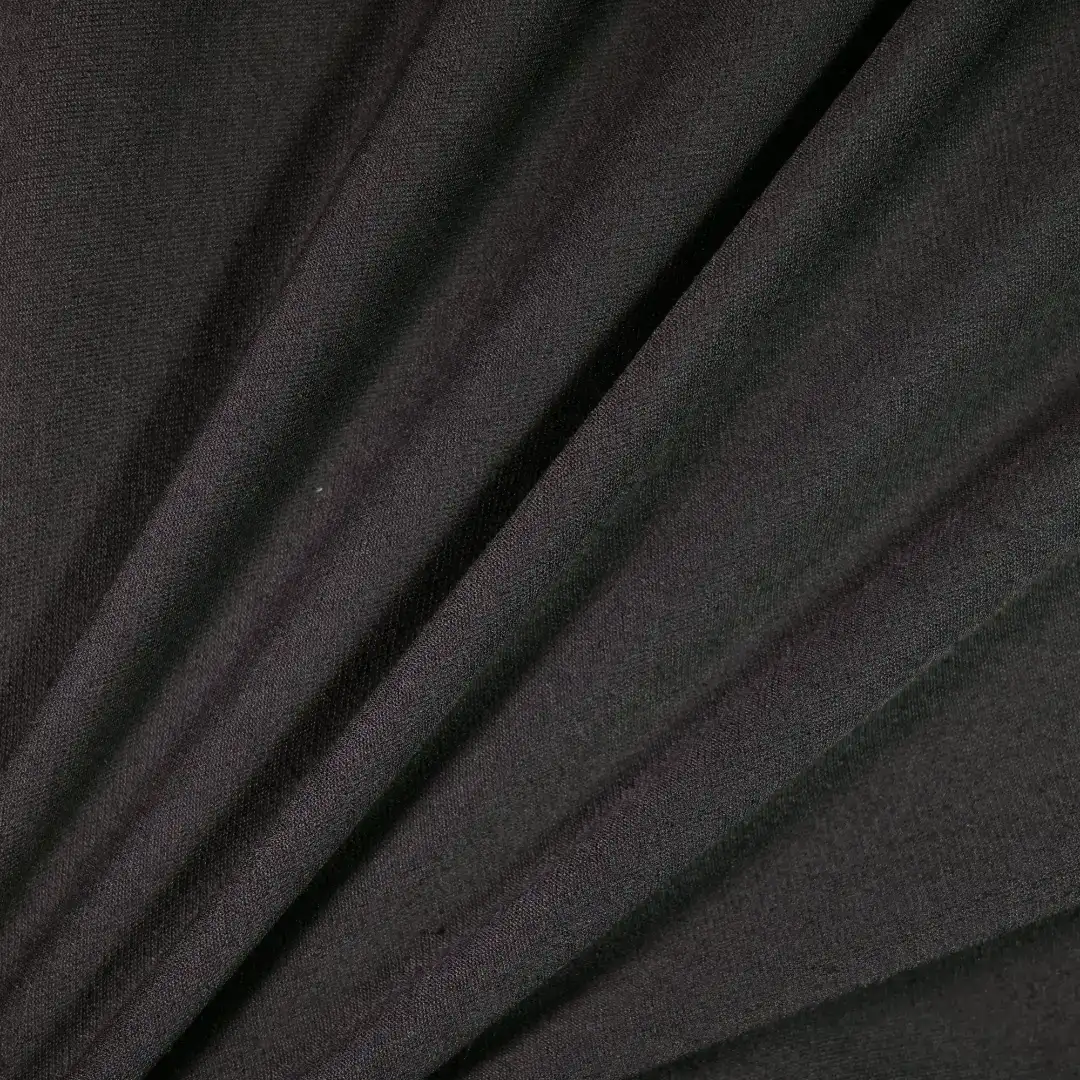 China Fabric for Hoodie,Loungewear,Tracksuits Sherpa Knit Fabric Polyester Black color buy from China wholesaler bulk order at wholesale price free worldwide shipping Alibaba