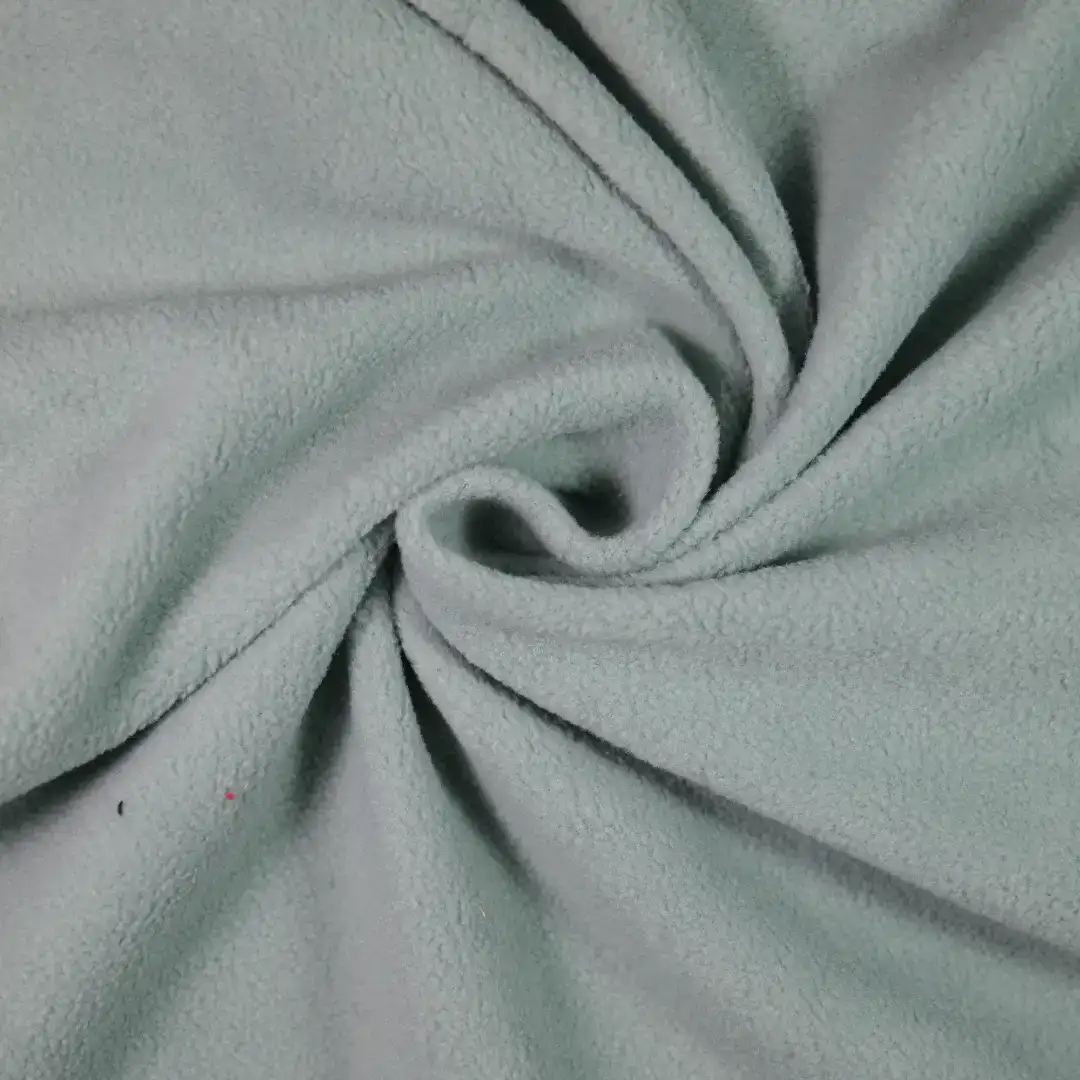 China Fabric for Hoodie,Loungewear Polar Fleece Knit Fabric Polyester Green color buy from China wholesaler bulk order at wholesale price free worldwide shipping Alibaba