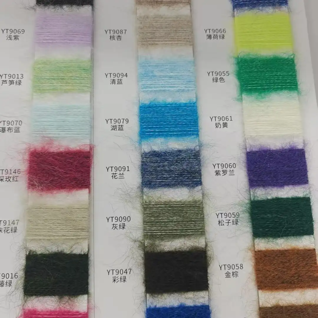 China Yarn for Open Cardigan (Sweater),Full-Zipper Cardigan (Sweater),Half-Zipper Cardigan (Sweater),Shirt Long Sleeve Button (Sweater) Mossy Yarn Fancy Yarn Recycled Polyester Polyester Nylon Wool Spandex Green，pink color buy from China wholesaler bulk order at wholesale price free worldwide shipping Alibaba