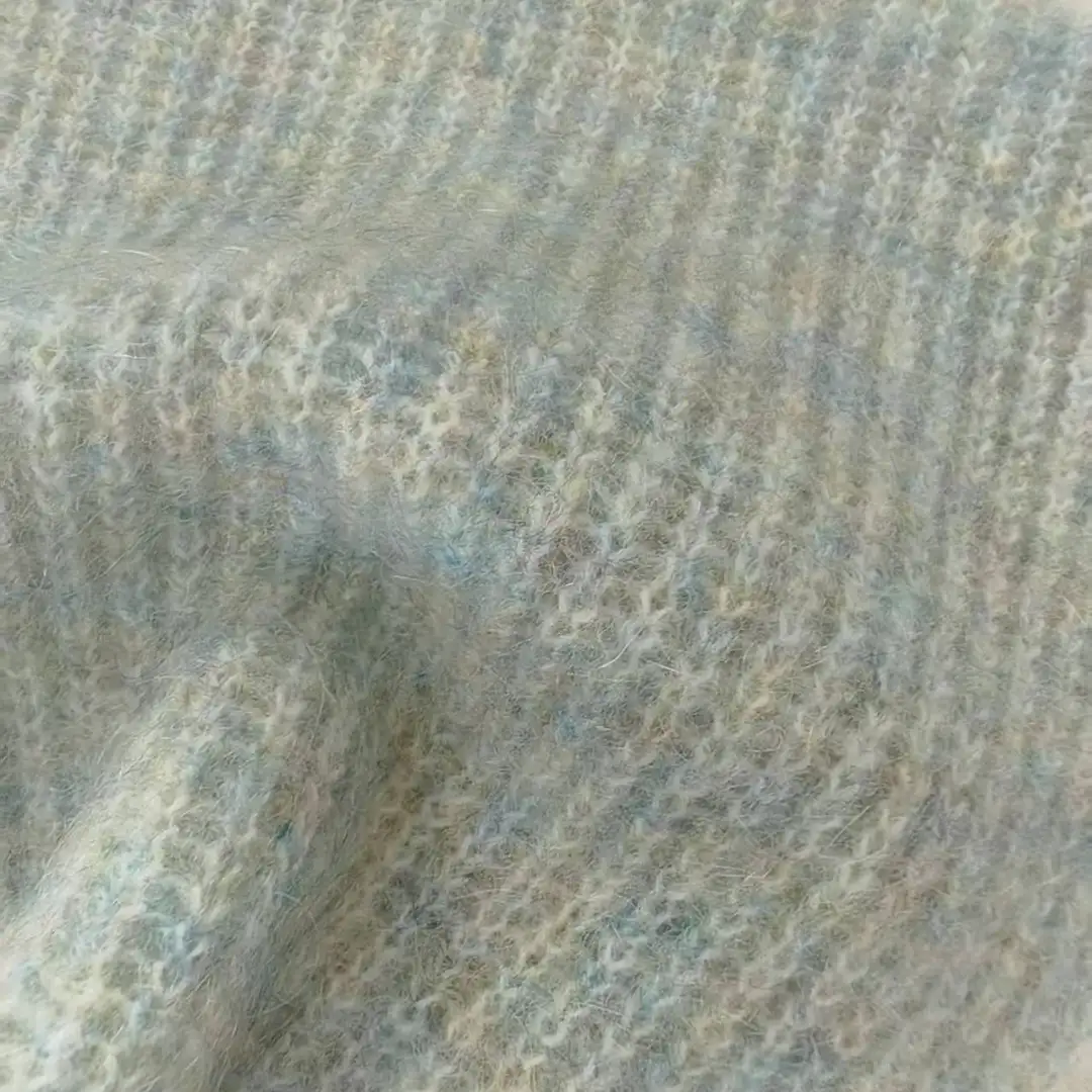 China Yarn for Full-Zipper Cardigan (Sweater),Half-Zipper Cardigan (Sweater),Shirt Long Sleeve Button (Sweater) Mossy Yarn Fancy Yarn Mohair Wool Nylon Spandex Blue color buy from China wholesaler bulk order at wholesale price free worldwide shipping Alibaba