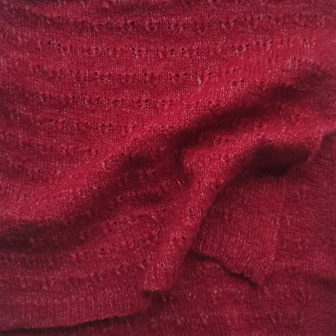 China Yarn for Ladies Vest (Sweater),Round Neck Pullover (Sweater),Crew Neck Pullover (Sweater),Women's Pants (Sweater),U-Neck Cardigan (Sweater) Mossy Yarn Fancy Yarn Cotton Nylon Wool Red/Wine color buy from China wholesaler bulk order at wholesale price free worldwide shipping Alibaba
