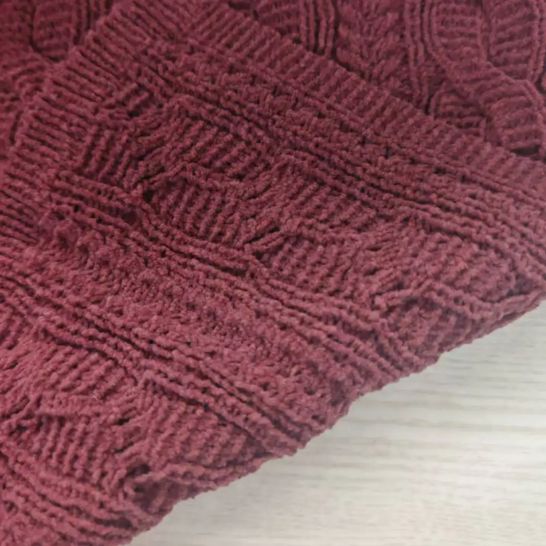 China Yarn for Full-Zipper Cardigan (Sweater),Half-Zipper Cardigan (Sweater),Shirt Long Sleeve Button (Sweater) Matt Chenille Fancy Yarn Polyester Nylon Dark  red color buy from China wholesaler bulk order at wholesale price free worldwide shipping Alibaba