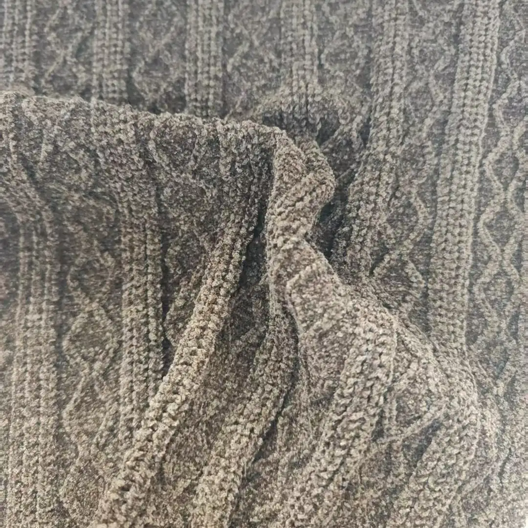 China Yarn for Open Cardigan (Sweater),Full-Zipper Cardigan (Sweater),Half-Zipper Cardigan (Sweater) Shiny Chenille Fancy Yarn Acrylic Rayon Nylon Spandex brown color buy from China wholesaler bulk order at wholesale price free worldwide shipping Alibaba