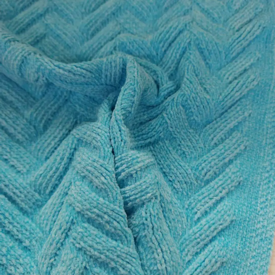 China Yarn for Full-Zipper Cardigan (Sweater),Shirt Long Sleeve Zipper (Sweater),Knitted Jacket (Sweater),Dresses (Cardigan Button) (Sweater) Shiny Chenille Fancy Yarn Rayon Polyester Blue color buy from China wholesaler bulk order at wholesale price free worldwide shipping Alibaba
