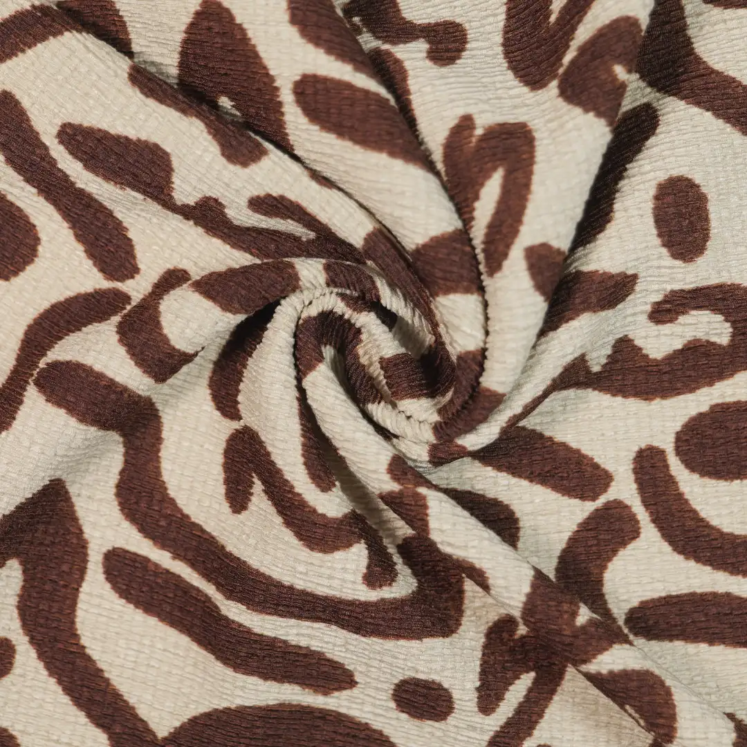 China Fabric for T-Shirt,Polo Shirt,Loungewear Crepe Knit Fabric Polyester Spandex brown color buy from China wholesaler bulk order at wholesale price free worldwide shipping Alibaba
