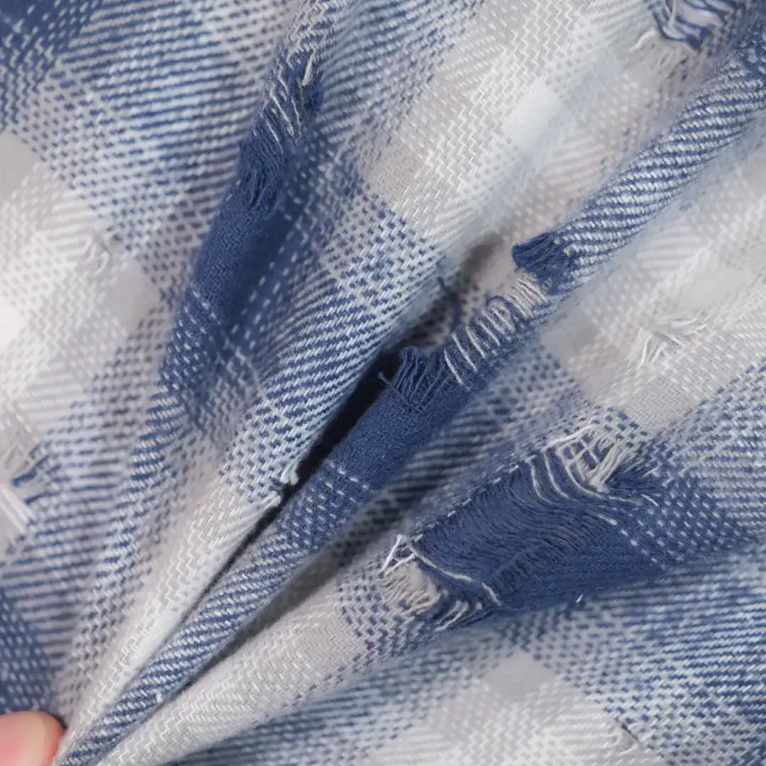 China Fabric for Shirt,T-Shirt,Skirt Yarn Dyed Check Natural Woven Fabric Cotton blue color buy from China wholesaler bulk order at wholesale price free worldwide shipping Alibaba