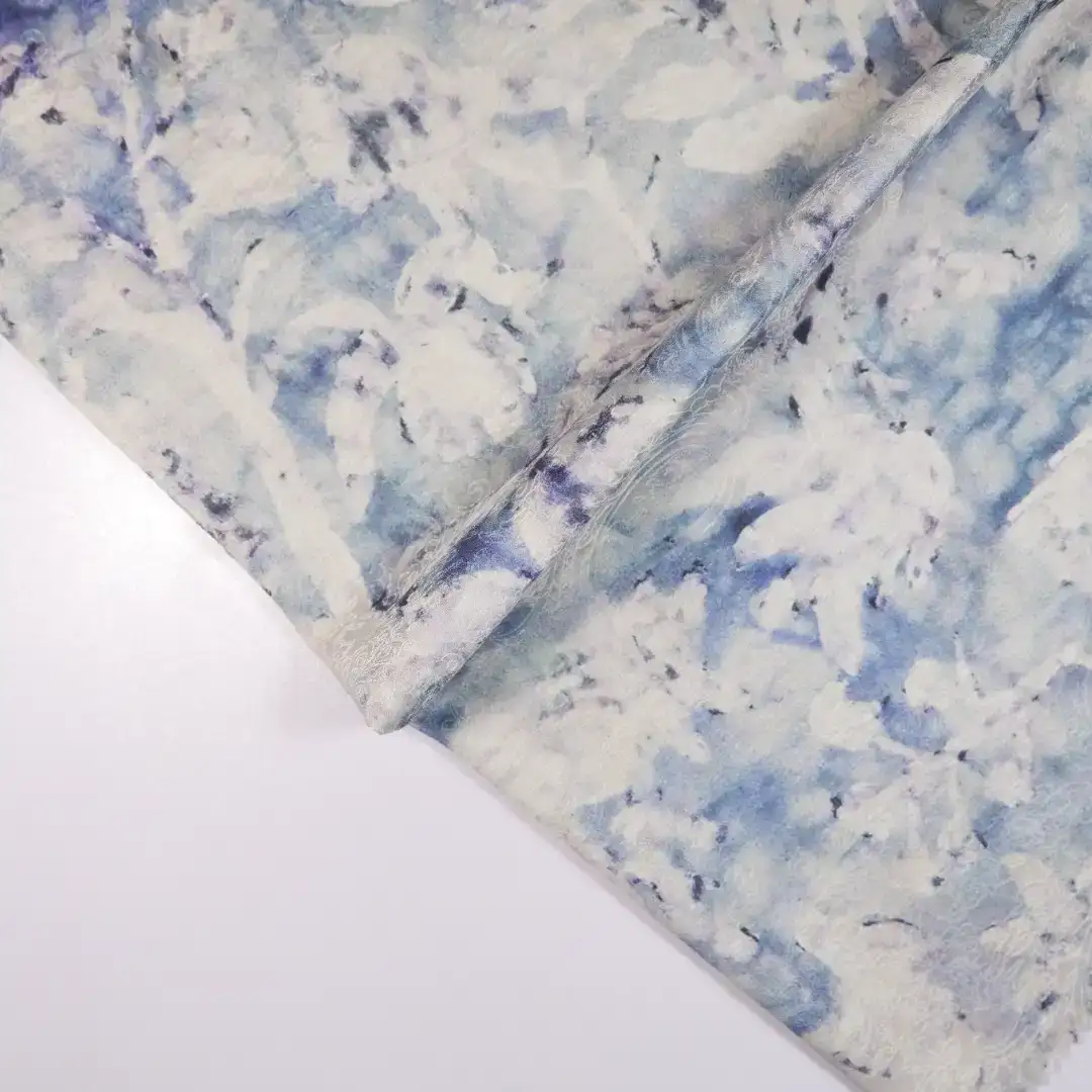China Fabric for Jackets,Skirt,Suit Jacquard Woven Blended Fabric Cotton Tencel Linen blue 3 color buy from China wholesaler bulk order at wholesale price free worldwide shipping Alibaba