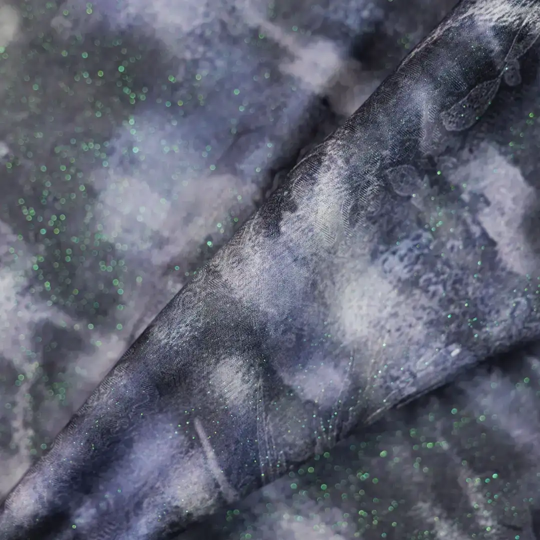 China Fabric for Shirt,Skirt Jacquard Woven Blended Fabric Rayon Cotton Spun Silk Metallic Gold BLUE 3 color buy from China wholesaler bulk order at wholesale price free worldwide shipping Alibaba