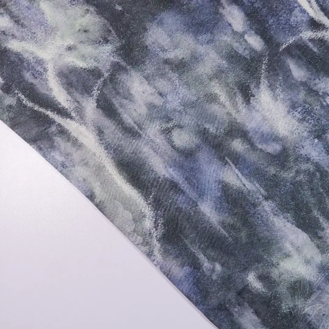 China Fabric for Shirt,Skirt Jacquard Woven Blended Fabric Rayon Cotton Spun Silk Metallic Gold BLUE 3 color buy from China wholesaler bulk order at wholesale price free worldwide shipping Alibaba