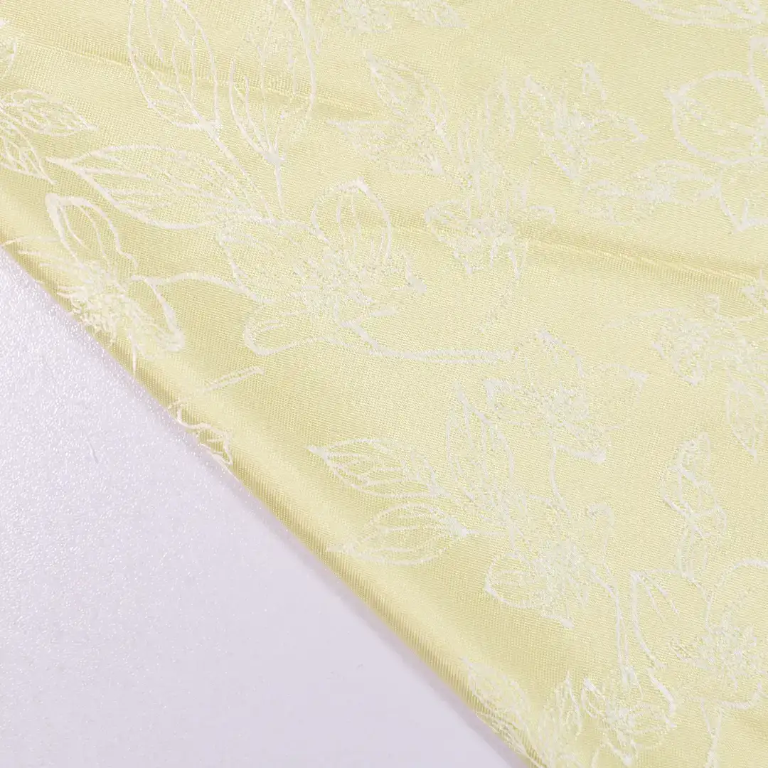 China Fabric for Shirt,Skirt Jacquard Woven Blended Fabric Synthetic Silk Polyester yellow 3 color buy from China wholesaler bulk order at wholesale price free worldwide shipping Alibaba