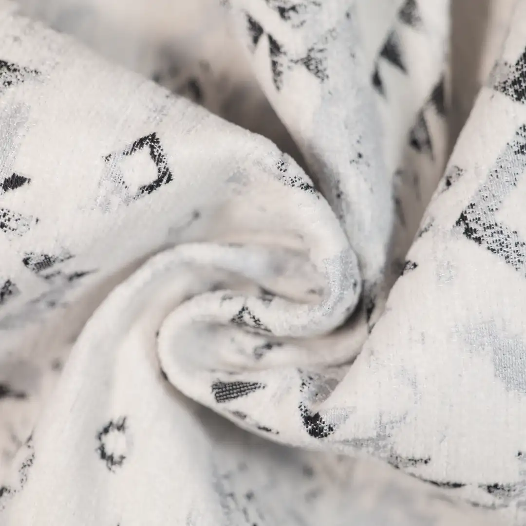 China Fabric for Jackets,Trench Coat Jacquard Woven Blended Fabric Polyester Acrylic Nylon Wool Silk WHITE 2 color buy from China wholesaler bulk order at wholesale price free worldwide shipping Alibaba