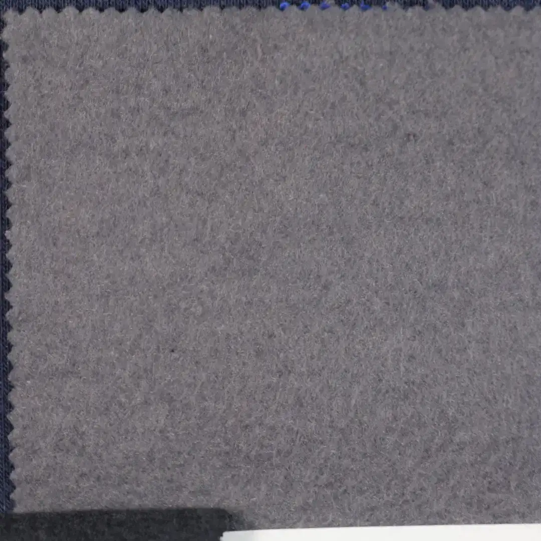 China Fabric for Hoodie Fleece Knit Fabric Cotton Polyester navy color buy from China wholesaler bulk order at wholesale price free worldwide shipping Alibaba