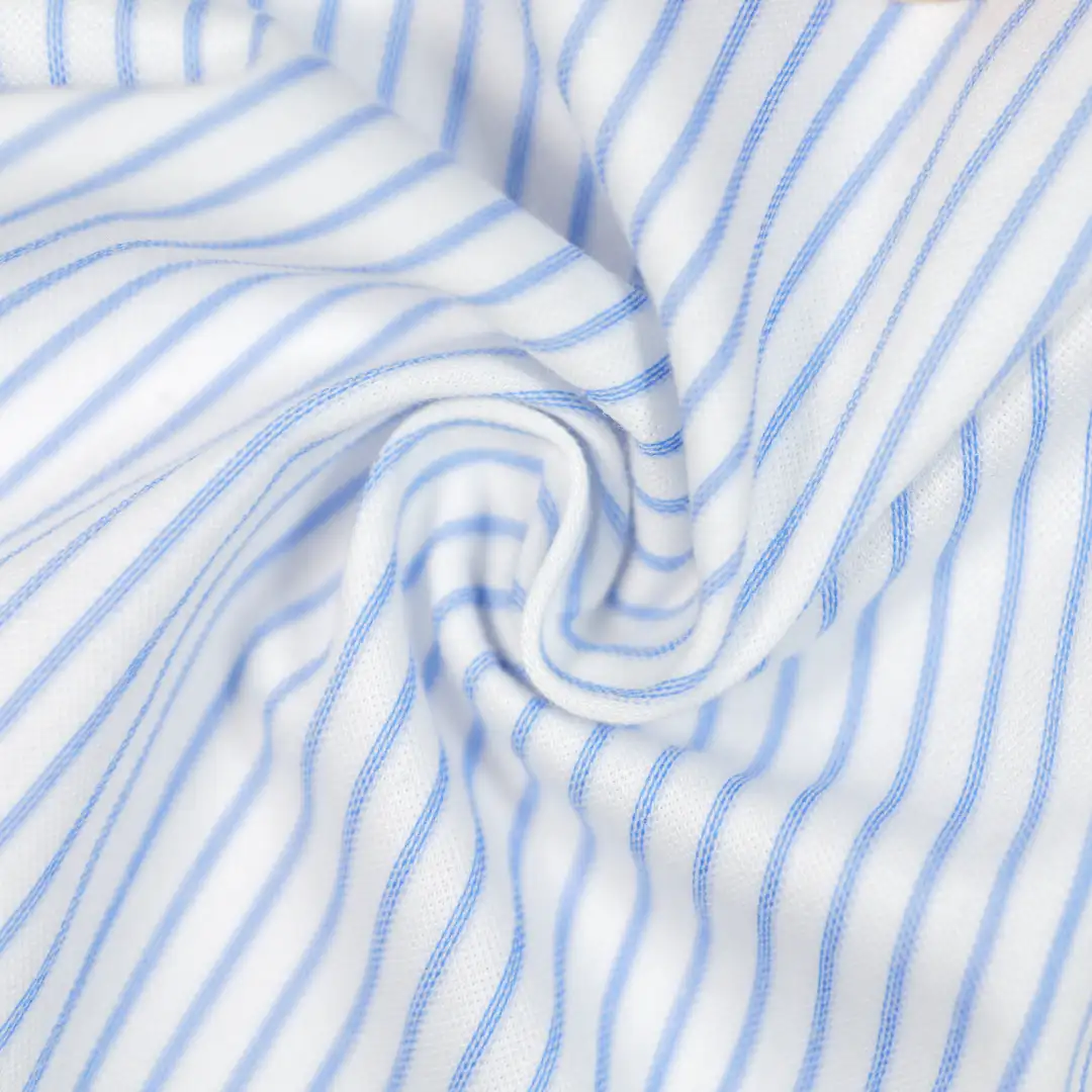 China Fabric for T-Shirt,Skirt,Backless Beach Dress Rib Knit Fabric Cotton Polyester WHITE BLUE color buy from China wholesaler bulk order at wholesale price free worldwide shipping Alibaba