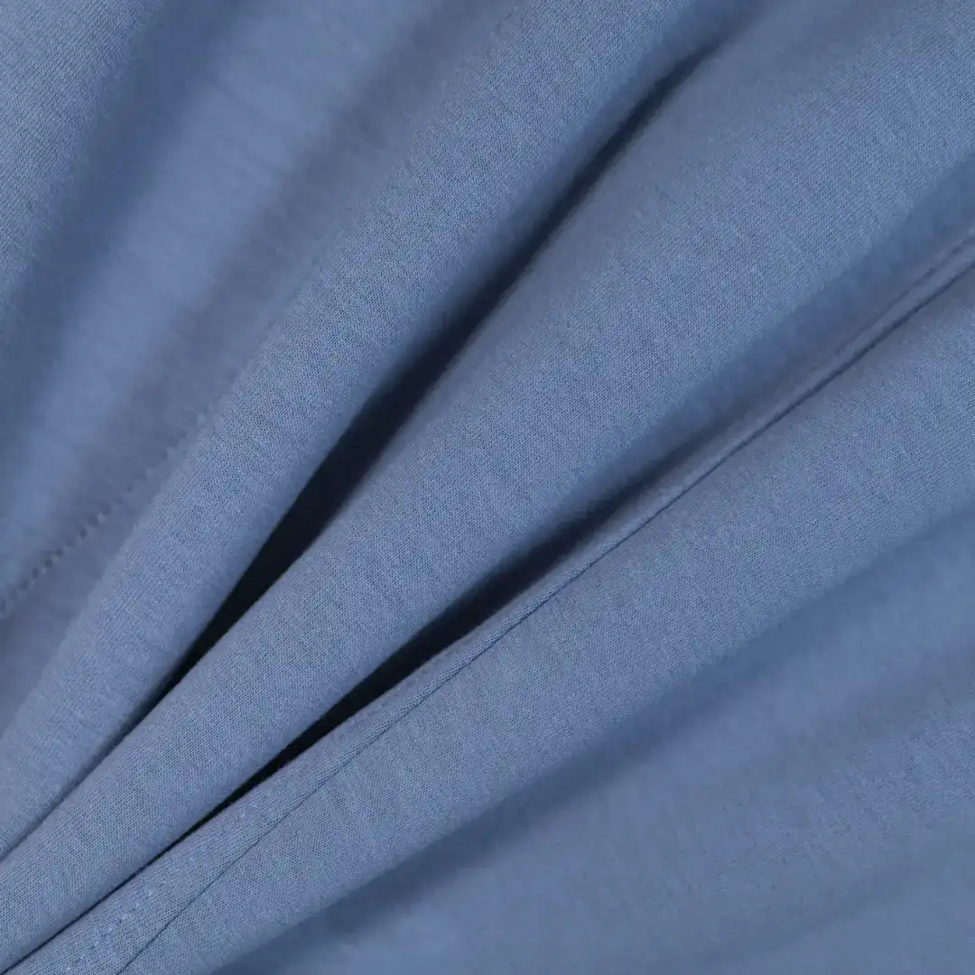 China Fabric for Hoodie,Casual Baseball Jacket,Light Jacket,Men's Cargo Pants Scuba Knit Fabric Polyester Cotton Spandex blue color buy from China wholesaler bulk order at wholesale price free worldwide shipping Alibaba