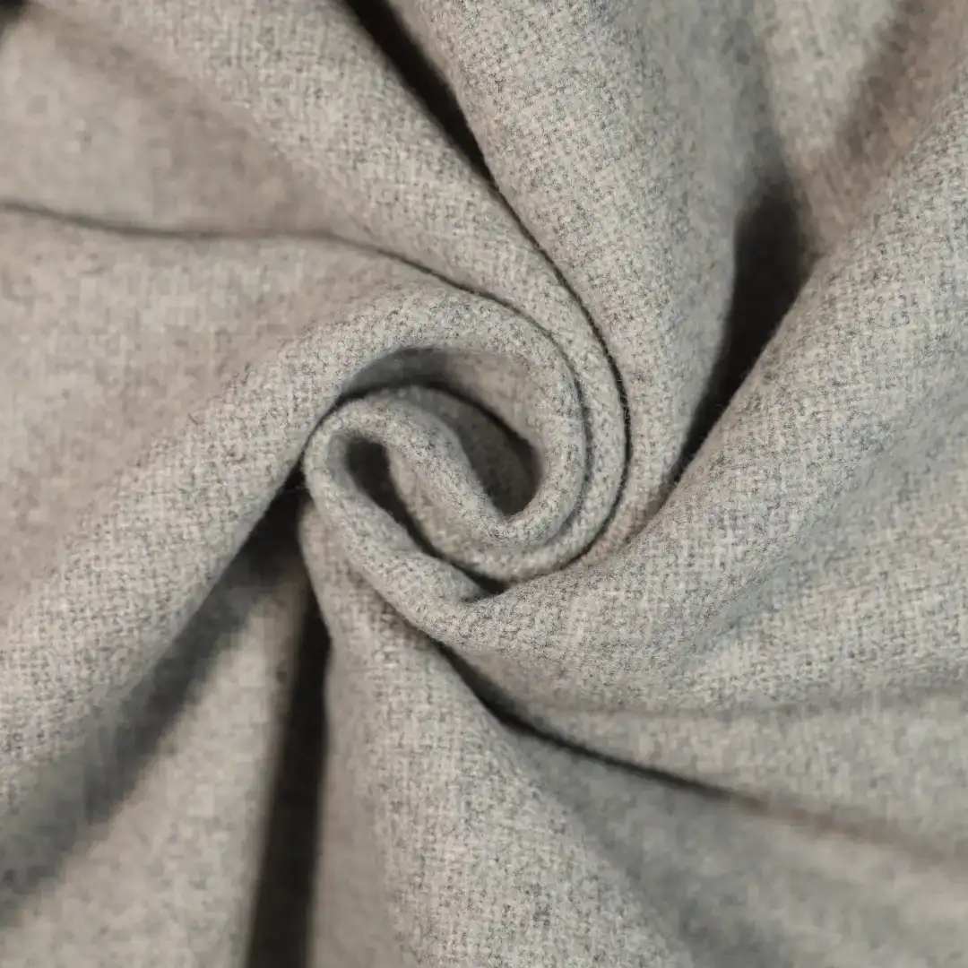 China Fabric for Jackets,Trench Coat,Overcoat Woolen Tweed Woolen Polyester Wool LIGHT GREY color buy from China wholesaler bulk order at wholesale price free worldwide shipping Alibaba