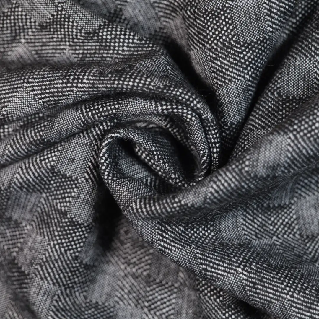 China Fabric for Jackets,Overcoat Woolen Jacquard Woolen Polyester Wool Spandex grey color buy from China wholesaler bulk order at wholesale price free worldwide shipping Alibaba
