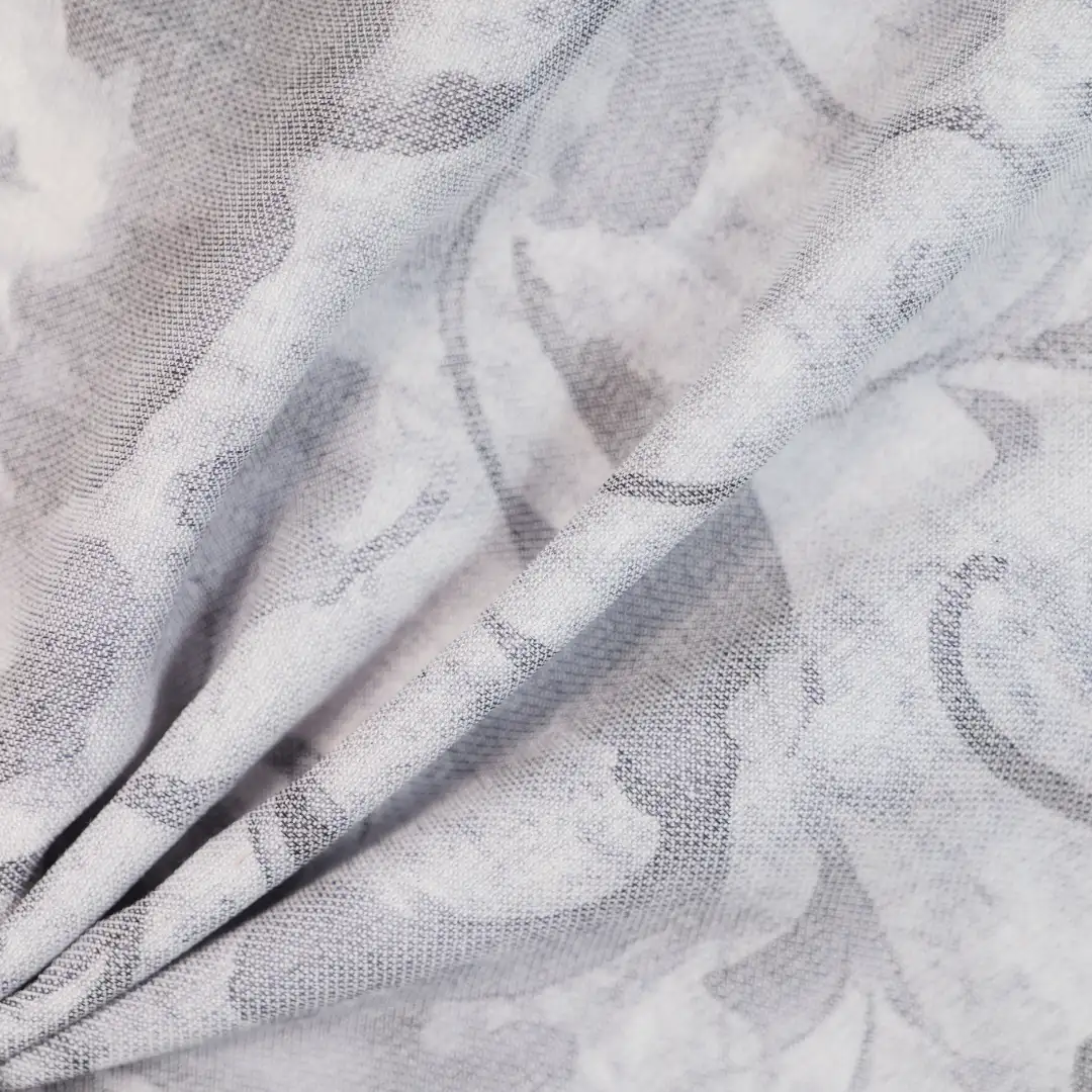 China Fabric for Skirt,Over Shirt,Backless Beach Dress Jacquard Woven Blended Fabric Rayon Nylon Linen GREY color buy from China wholesaler bulk order at wholesale price free worldwide shipping Alibaba