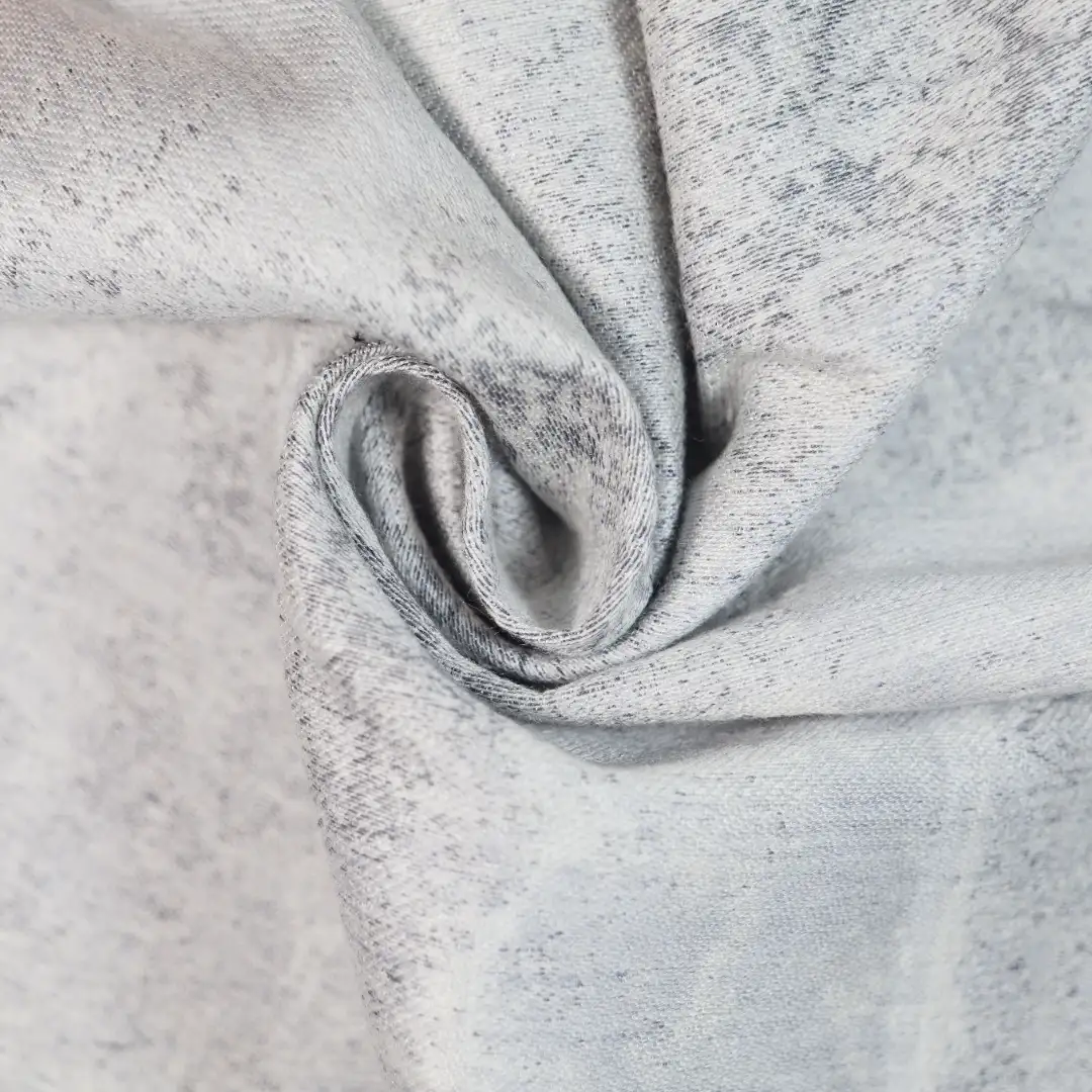 China Fabric for Skirt,Backless Beach Dress,Ruffle Shirt Dress Jacquard Woven Blended Fabric Polyester PET Acrylic Nylon Silk Wool GREY color buy from China wholesaler bulk order at wholesale price free worldwide shipping Alibaba