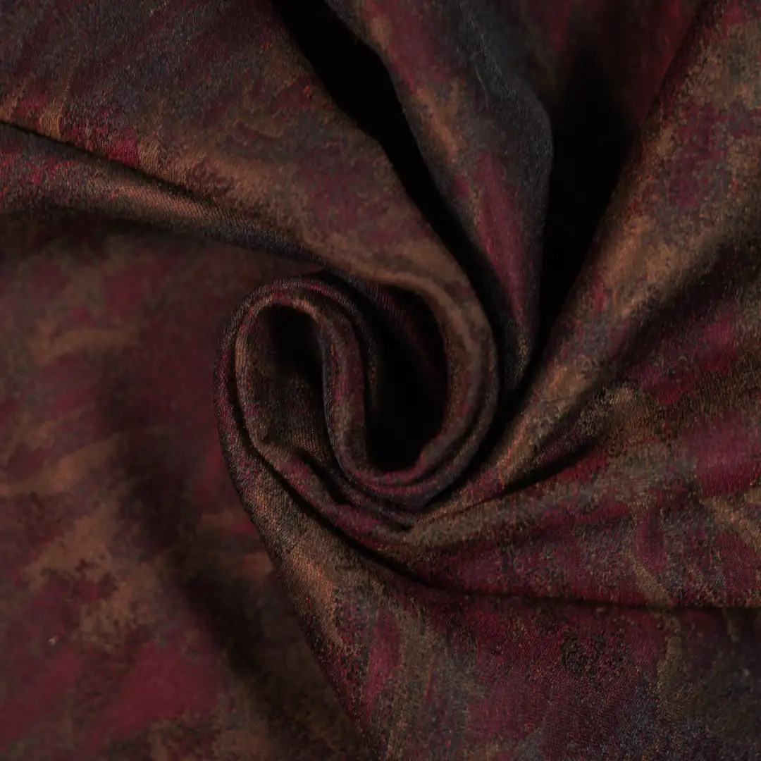 China Fabric for Jackets,Skirt Polyester/Rayon Plain Woven Blended Fabric Polyester PET Acrylic Nylon Silk Wool coffee color buy from China wholesaler bulk order at wholesale price free worldwide shipping Alibaba