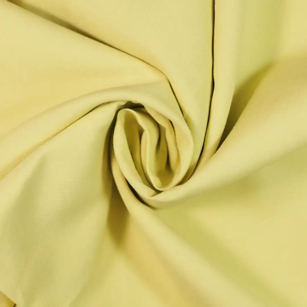 China Fabric for Shirt Cotton Plain Natural Woven Fabric Cotton yellow color buy from China wholesaler bulk order at wholesale price free worldwide shipping Alibaba