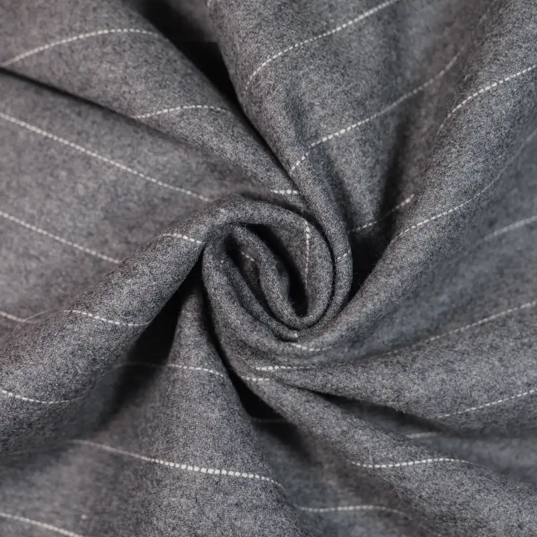 China Fabric for Shirt Woolen Overcoat Woolen Wool Polyester grey color buy from China wholesaler bulk order at wholesale price free worldwide shipping Alibaba