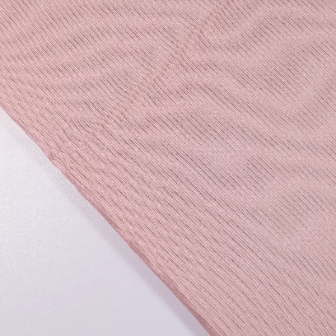 China Fabric for Shirt,Backless Beach Dress,Strap Midi Dress Linen/Tencel Plain Natural Woven Fabric Tencel Linen pink color buy from China wholesaler bulk order at wholesale price free worldwide shipping Alibaba