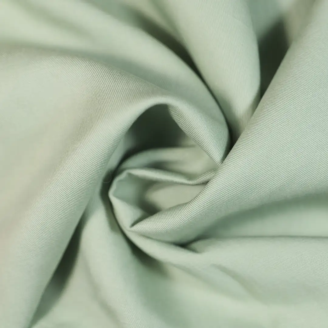 China Fabric for Shirt,Skirt,Tank Midi Dress Linen/Tencel Plain Natural Woven Fabric Tencel Nylon Linen cyan color buy from China wholesaler bulk order at wholesale price free worldwide shipping Alibaba