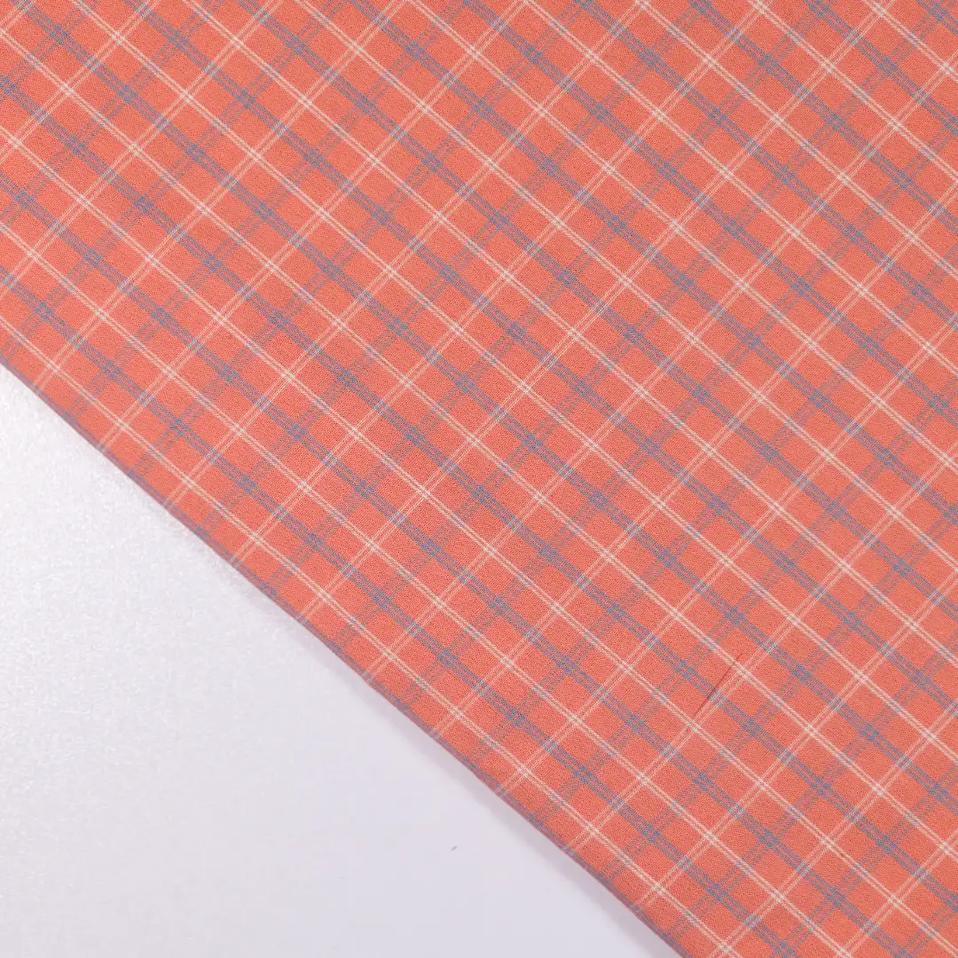 China Fabric for Shirt,Skirt,Backless Beach Dress Yarn Dyed Check Natural Woven Fabric Cotton RED color buy from China wholesaler bulk order at wholesale price free worldwide shipping Alibaba