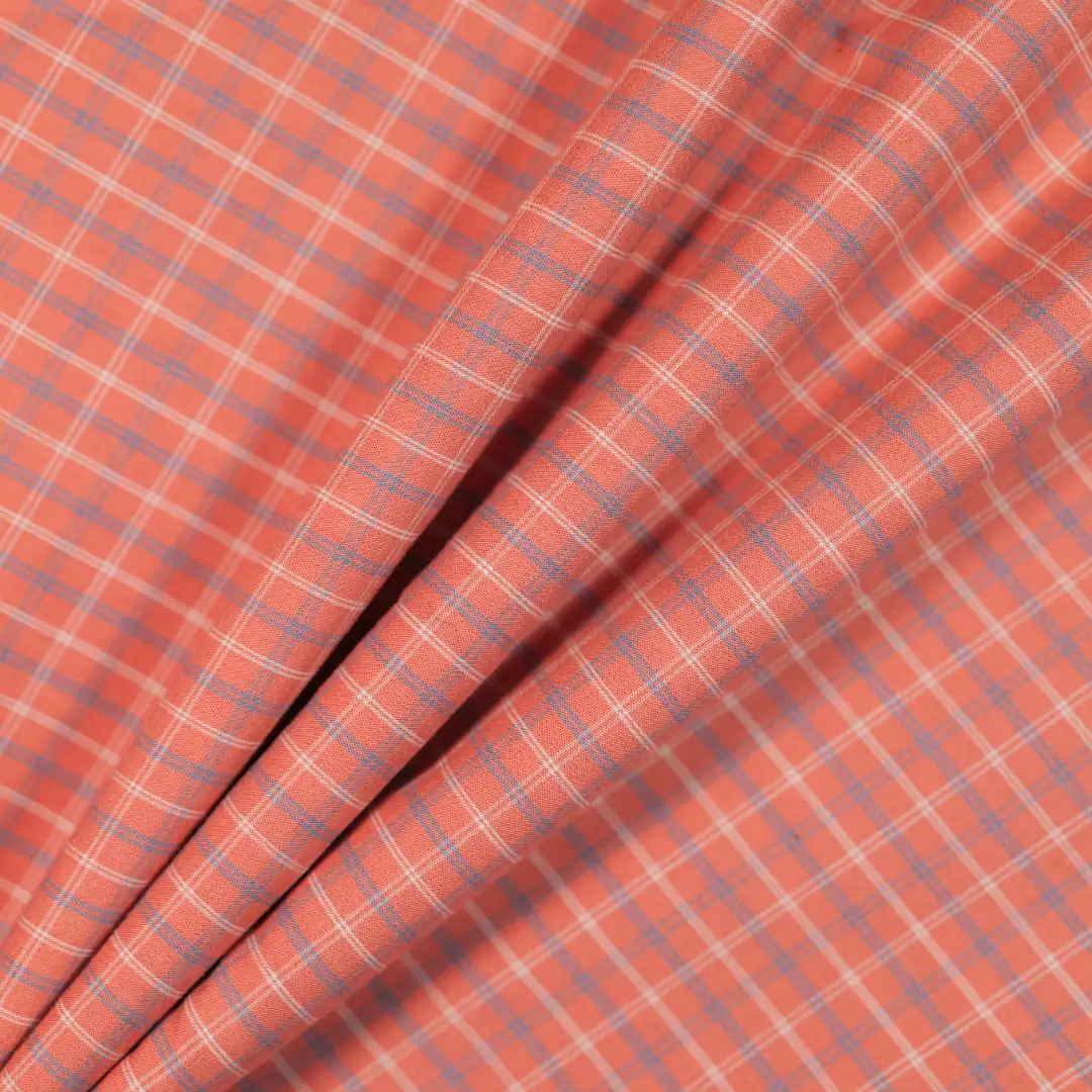 China Fabric for Shirt,Skirt,Backless Beach Dress Yarn Dyed Check Natural Woven Fabric Cotton RED color buy from China wholesaler bulk order at wholesale price free worldwide shipping Alibaba