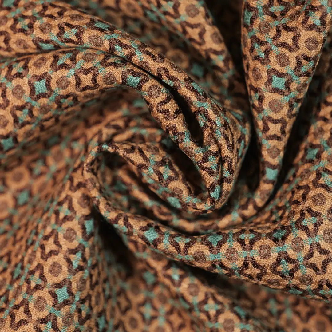 China Fabric for Skirt,Backless Beach Dress,Long Sleeve Base Layer Top Jacquard Woven Blended Fabric Polyester Rayon COLOFUL color buy from China wholesaler bulk order at wholesale price free worldwide shipping Alibaba