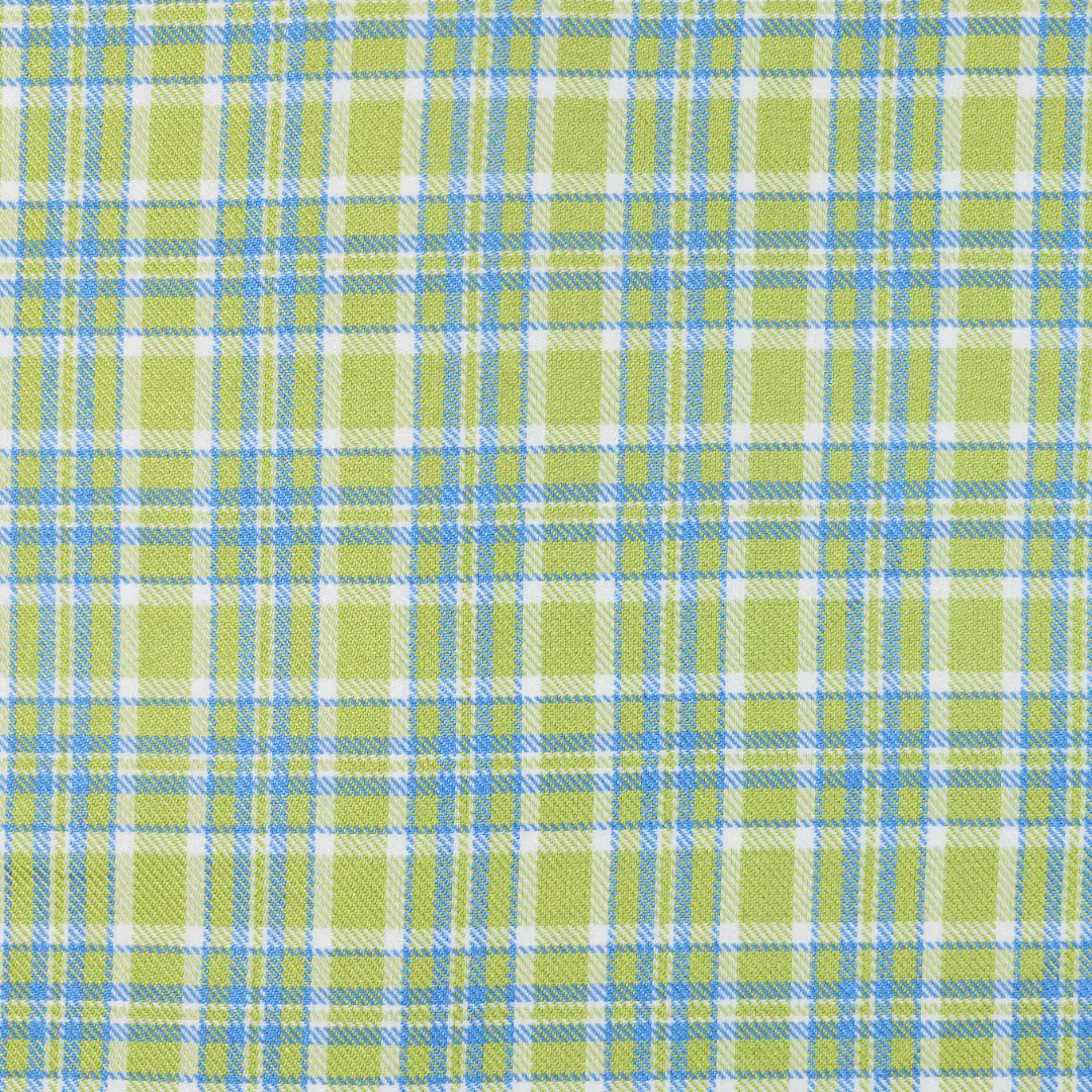 China Fabric for Skirt,Backless Beach Dress,Tank Midi Dress Yarn Dyed Check Woven Blended Fabric Polyester Rayon green color buy from China wholesaler bulk order at wholesale price free worldwide shipping Alibaba