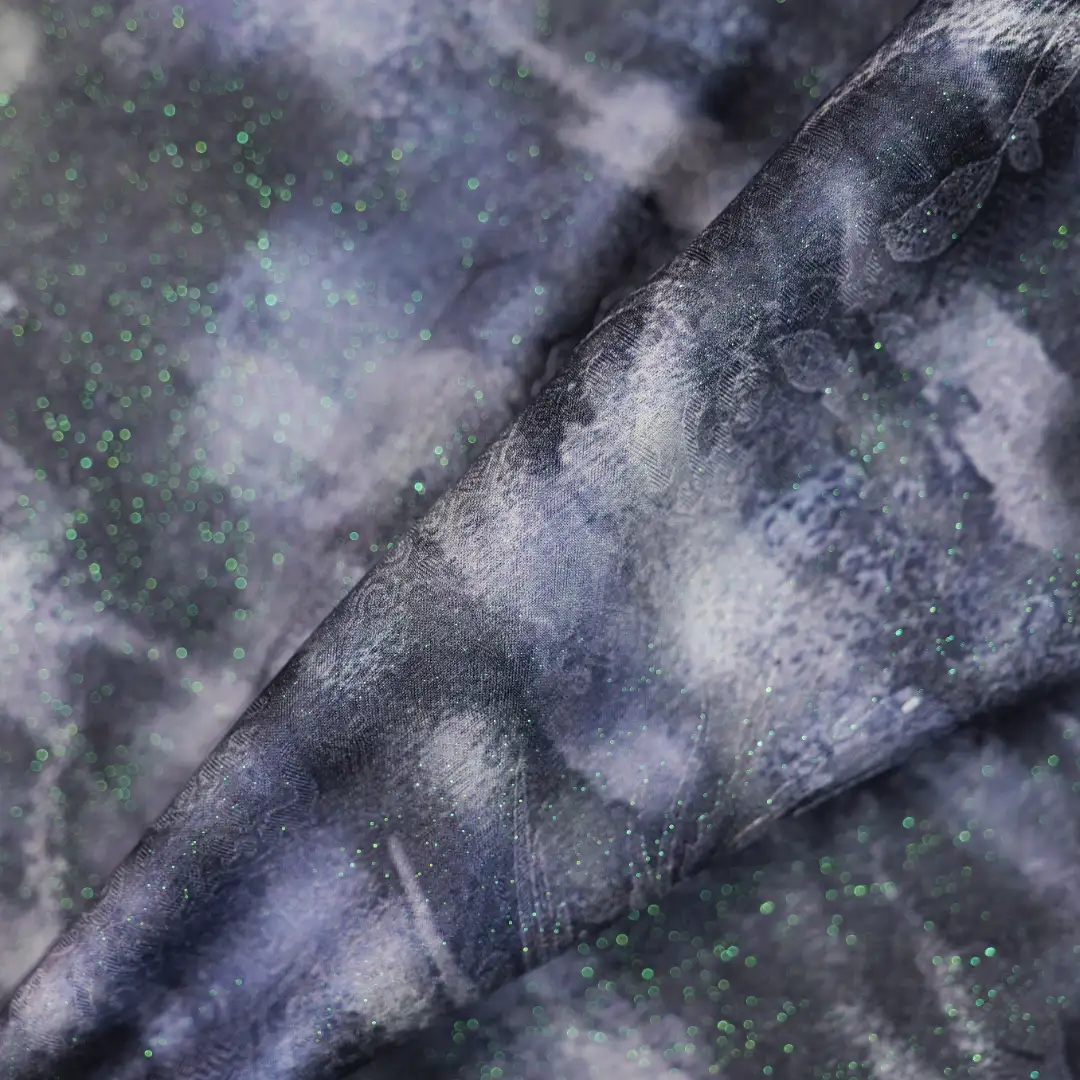 China Fabric for Shirt,Skirt Jacquard Woven Blended Fabric Rayon Cotton Spun Silk Metallic Gold BLUE 3 color buy from China wholesaler bulk order at wholesale price free worldwide shipping Alibaba