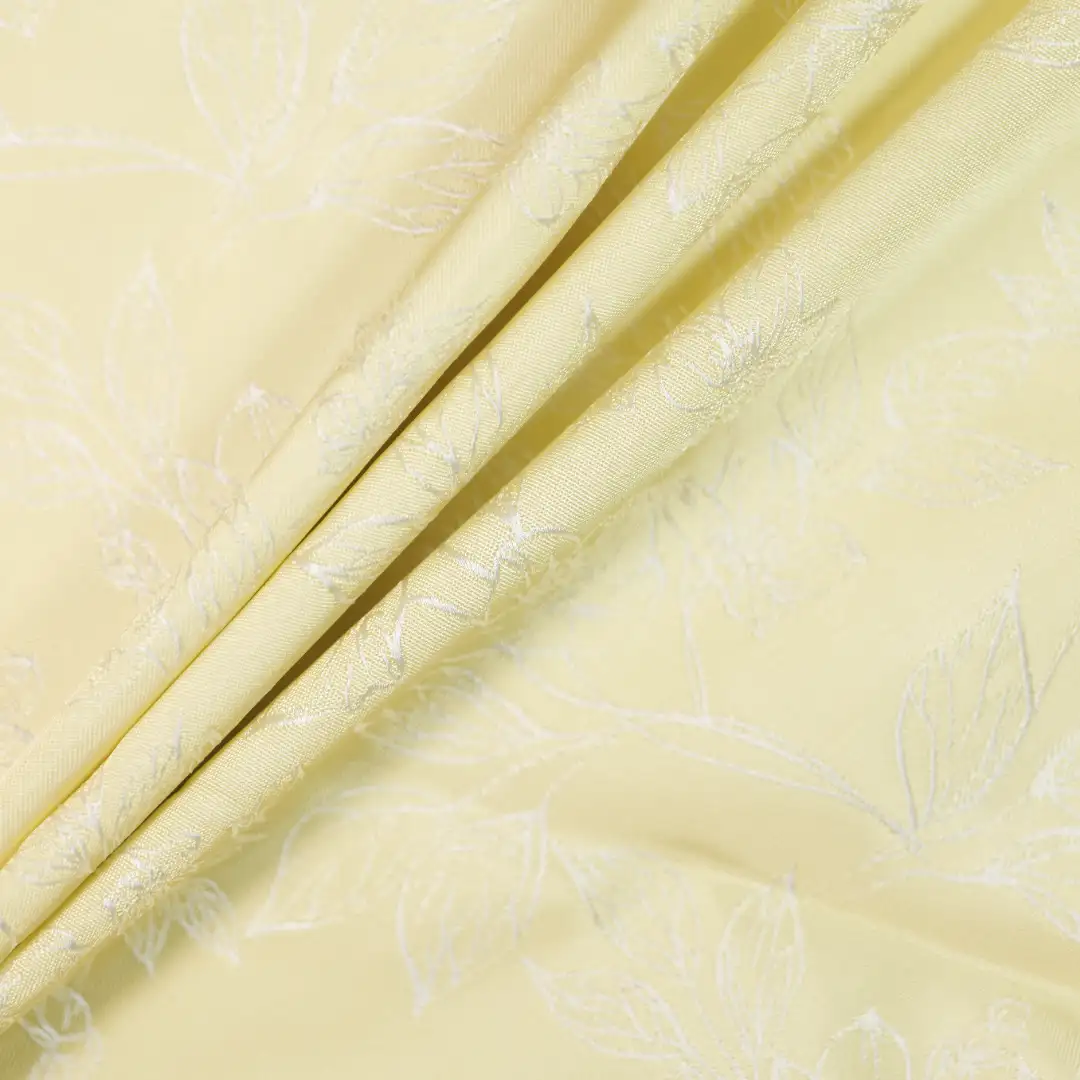China Fabric for Shirt,Skirt Jacquard Woven Blended Fabric Synthetic Silk Polyester yellow 3 color buy from China wholesaler bulk order at wholesale price free worldwide shipping Alibaba