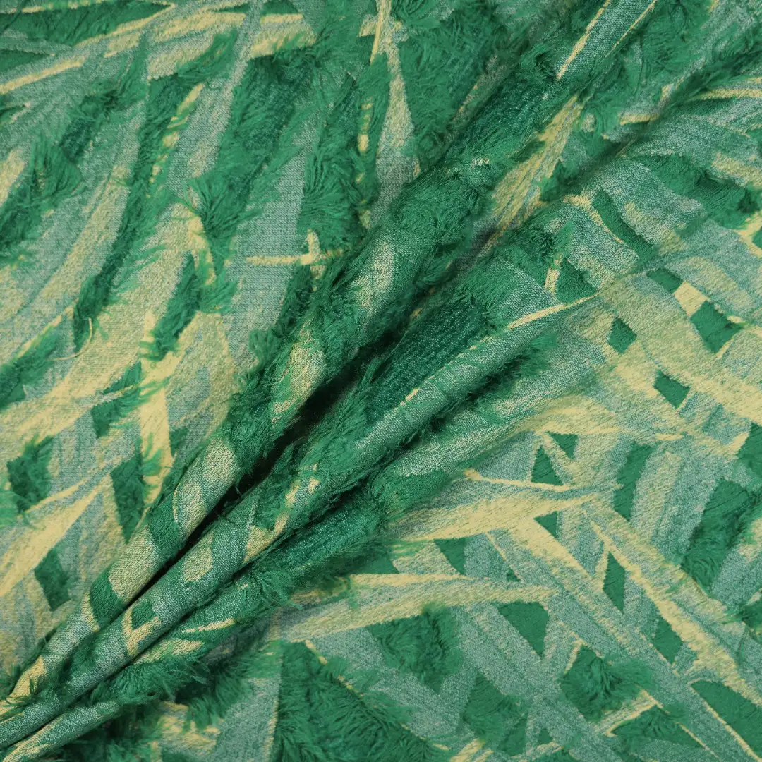 China Fabric for Shirt,Jackets,Skirt Jacquard Woven Blended Fabric Acrylic Chenille Wool Polyester Silk GREEN 6 color buy from China wholesaler bulk order at wholesale price free worldwide shipping Alibaba