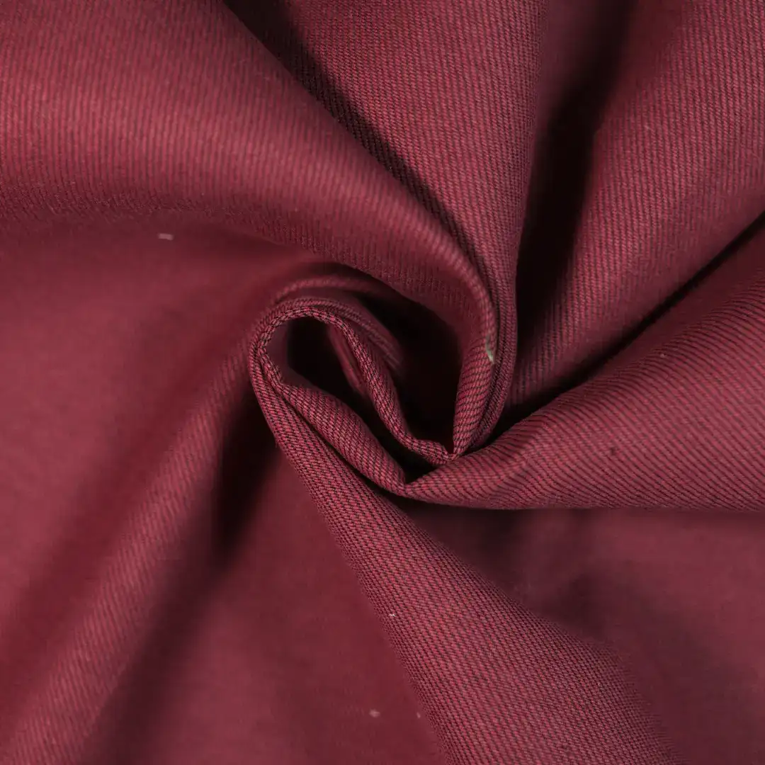 China Fabric for Shirt,Skirt,Backless Beach Dress Tencel/Cotton Plain Natural Woven Fabric Tencel Cotton dark red color buy from China wholesaler bulk order at wholesale price free worldwide shipping Alibaba
